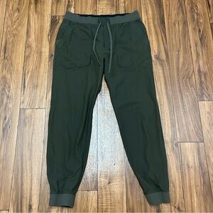 Lululemon Pants Green ABC Jogger Performance Stretch Zip Pocket Mens XL